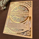 Search for royal gold wedding invitations Flowers