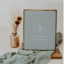 Search for initials wedding posters Sage green