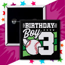Search for cool baseball badges Birthday