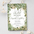 Search for green and gold bridal shower invitations Eucalyptus