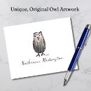 Search for wildlife note cards Owl