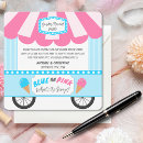 Search for gender reveal party thank you cards Blue or pink