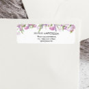 Search for lavender flower return address labels Elegant