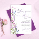 Search for lavender bridal shower invitations Wildflower