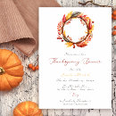 Search for wreath thanksgiving invitations Fall colours