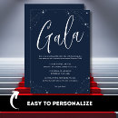 Search for gala night invitations Corporate event