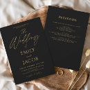 Search for all black invitations Classic