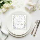 Search for boho bridal shower napkins Wildflowers