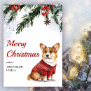 Search for corgi christmas cards Snow