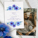 Search for silver and royal blue wedding invitations Flowers