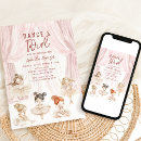 Search for ballet cards invites Little girl