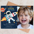 Search for spaceship birthday invitations Reach four the stars
