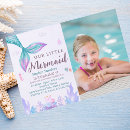 Search for little mermaid party invitations Ocean