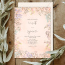 Search for pastel floral wedding invitations Delicate