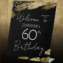Search for 60th birthday signs Gold