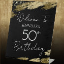 Search for 50th birthday welcome signs Fifty
