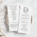 Search for 4x9 wedding programmes Elegant