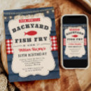 Search for fish fry invitations Rustic