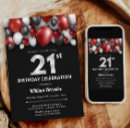 Search for red white silver invitations Classic