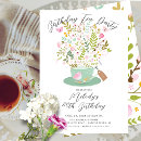 Search for tea party brunch invitations Wildflowers