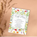 Search for colourful bridal shower invitations Rustic