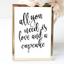 Search for cupcake signs Bridal shower