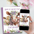 Search for funny animal mothers day cards Cow