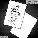 Search for customer service invitations Black and white