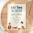 Search for dog 2nd birthday Bad two the bone