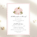Search for pink pumpkin baby shower invitations Elegant