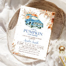 Search for pumpkin truck invitations Rustic