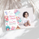 Search for digital mermaid birthday invitations Pink