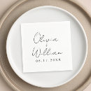Search for mr and mrs napkins Calligraphy