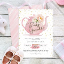 Search for baby sprinkle tea party invitations Pink