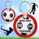 Search for name of team key rings Soccer