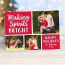 Search for making spirits bright cards Red