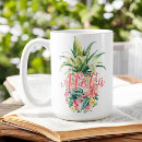 Search for hawaiian floral mugs Aloha