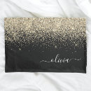 Search for gold glitter pillowcases Girly