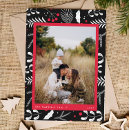 Search for black and red christmas cards Modern