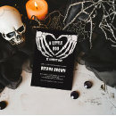Search for skeleton baby shower invitations A little boo