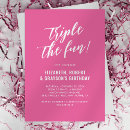 Search for triple invitations Minimalist