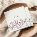 Search for boho wedding napkins Wildflower