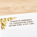 Search for thanksgiving return address labels Rustic