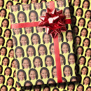 Search for happy face wrapping paper Face repeating pattern