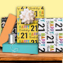 Search for 21 year old wrapping paper Modern