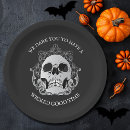 Search for gothic skull plates Halloween party