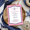 Search for anchor engagement party invitations Stripes