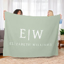 Search for monogram blankets Simple