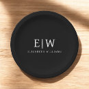 Search for black and white paper plates Elegant