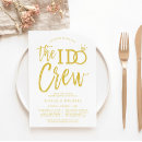 Search for crew invitations Bridal party